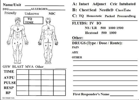 army evalutate casualty smart card|casualty assessment army.